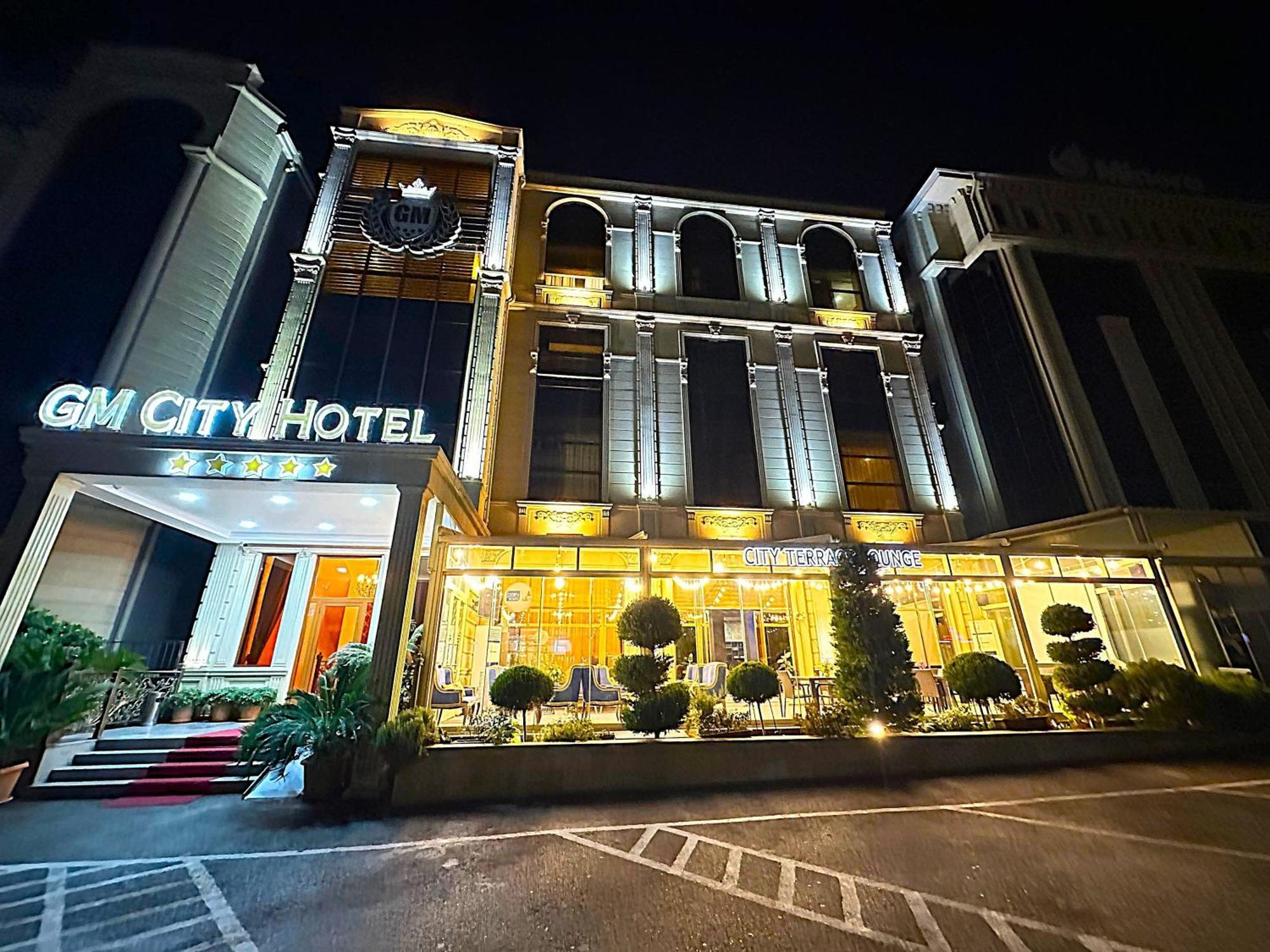 Gm City Hotel Bakoe Buitenkant foto